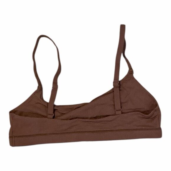 NWOT Skims Women's Size Small Brown Bralette Bra - Picture 4 of 5